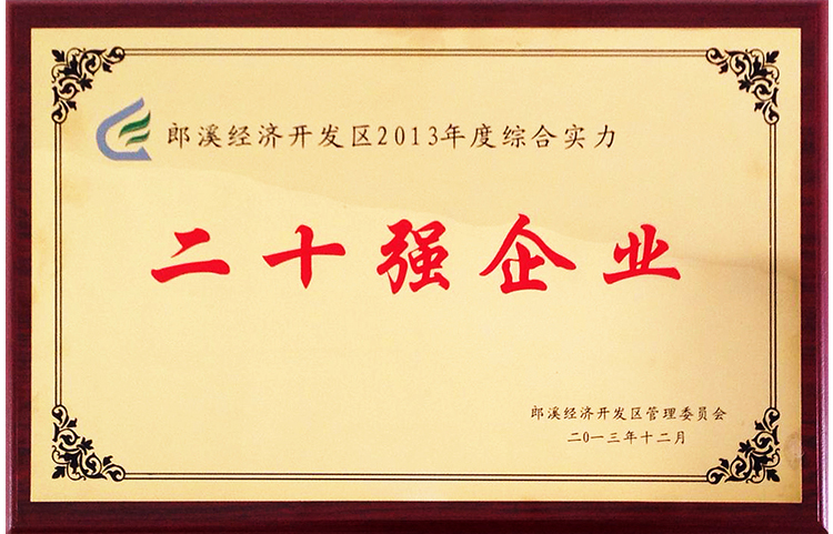 二十强企业